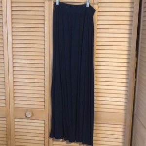 Navy blue maxi skirt